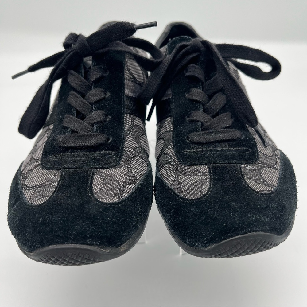 Coach Black and Gray Kelson Sneaker - Women 7B - Picture 3 of 9